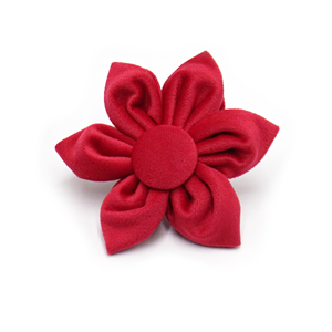 Conjunto de arnés y correa de perro de terciopelo rojo elegante de lujo con collar a juego y soporte para bolso - Product Image 5