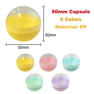 Partie En Vrac Pas Cher Nouveauté En Plastique Vide Petit Jouet 50mm Capsule Boule pour Distributeur Automatique