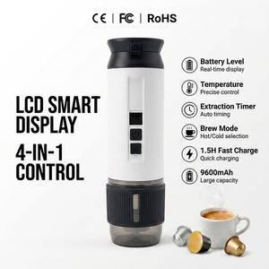 Machine à café expresso portable – Offre spéciale pour la catégorie Cadeaux et Promotions, mettant en valeur les solutions de café portables - Product Image 1