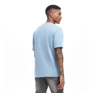 Camiseta de algodón 100% rojo coral para hombre, estampado personalizado, patrón sólido en blanco liso, camiseta de peso pesado de alta calidad - Product Image 2