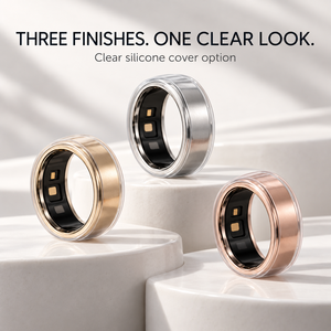 Manchon en silicone transparent compatible Oura, programmes d'approvisionnement OEM pour les commerçants d'accessoires de bagues intelligentes en marque blanche - Product Image 1