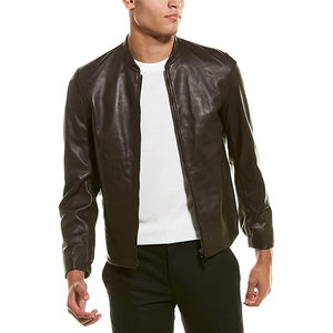 Veste de moto en toile pour homme, nouvelle marque de mode, coupe-vent d'hiver, veste en cuir élégante - Product Image 1