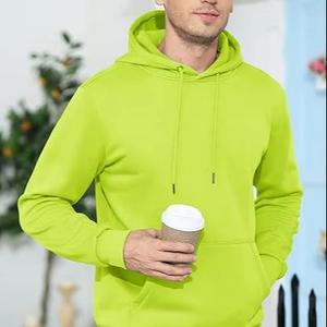 Sweat à capuche en polaire lourde pour hommes, sweat-shirt épais doublé Sherpa à fermeture éclair complète, manteau chaud en laine - Product Image 1