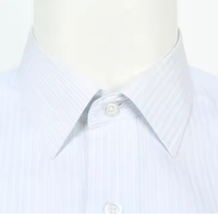Chemise habillée décontractée pour homme en tissu Oxford 100 % coton, col en V, manches longues, unie, 180 grammes, respirante