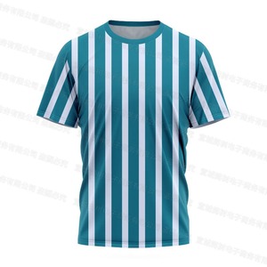 เสื้อกีฬาคอกลมแขนสั้นสำหรับผู้ชายเสื้อยืดผู้ตัดสินฟุตบอลปรับแต่งได้2025เป็นมืออาชีพขนาด2XS-6XL ชื่อ - Product Image 1