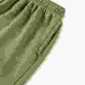 Pantalones Cortos Deportivos para Hombre, 100% Algodón, 180g, Antiarrugas, con Logotipo Personalizado, Transpirables, de Secado Rápido, con Cierre de Cordón, Servicio OEM - Product Image 2