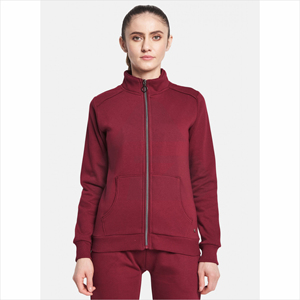 Femmes hiver solide Fitness survêtement ensemble respirant chaud à manches longues décontracté haut court à capuche pantalons de survêtement vêtements de sport OEM entretenu - Product Image 2