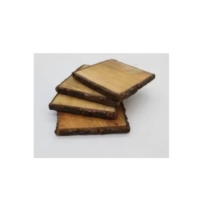 ELEGANT DESIGNS WC108 Square <b>Black</b> Acacia Wood Tea <b>Coasters</b> Set-Eco-Friendly Custom Logo Durable Tabletop <b>Coasters</b> for - Product Image 6