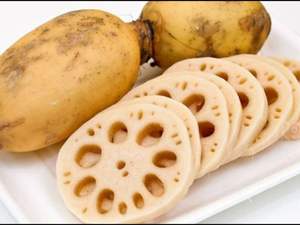 CORTES DE RAÍZ DE LOTO CONGELADOS/LISTOS PARA COCINAR/CARBURANTES SALUDABLES/FUENTE NATURAL - Product Image 5