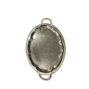 Plato Ovalado de Aluminio de Diseño Vintage, Plato de Servir de Metal de la Más Alta Calidad, Bandeja para Servir Alimentos, Suministros para Hoteles a Precio Económico - Product Image 4