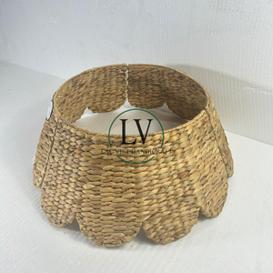 Hot Item Natural Water Hyacinth Christmas Tree Collar New Christmas Tree Skirt Home Decorations Wholesale From Vietnam - Product Image 3