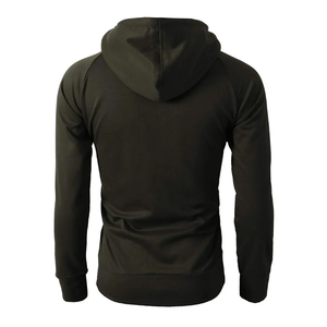 Survêtement de maternité en coton avec fermeture éclair complète personnalisé pour hommes ensemble pantalon de jogging et sweat à capuche - Product Image 3