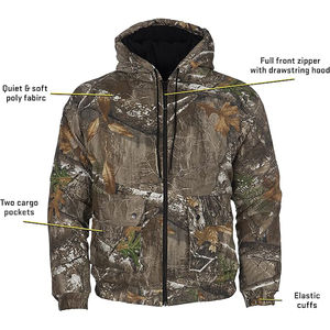 Veste de chasse en montagne imperméable et coupe-vent à capuche réglable, poches extérieures, doublure confortable, veste de chasse en montagne - Product Image 6