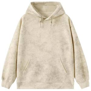 Sweat-shirts surdimensionnés personnalisés en coton délavé à l'acide pour hommes, 100% coton, pull-over streetwear, sweat-shirt vintage pour hommes - Product Image 4