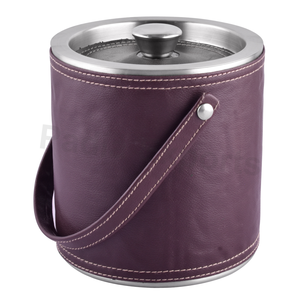 Kit de mixologie coloré pour la maison Ensemble d'outils de barre en cuir avec shakers à cocktail pour divertir les amis - Product Image 5