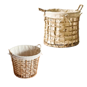 PRODUIT MEILLEURE VENTE PANIER DE HYACINTHE D'EAU Écologique Organisateur polyvalent pour la cuisine et le garde-manger Parfait pour un usage quotidien - Product Image 1