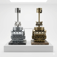 Nouveau Narguilé Chicha en Gros Or Argent avec Piston en Résine, Stylo à Fumer Chicha Narghile