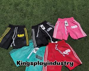 Pantalones cortos de calidad superior para hombre con cordón de punta de metal Última moda y pantalones cortos de moda Poliéster/Nylon Casual Liso teñido - Product Image 5