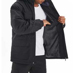 Chaqueta de esquí personalizada, cortavientos e impermeable, con forro térmico y capucha ajustable, para deportes de nieve al aire libre y viajes. - Product Image 4