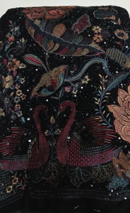 Largeur respirable légère élevée du tissu 44 de velours de haute sur demande pour la robe faisant le tissu brodé du fournisseur indien - Product Image 3