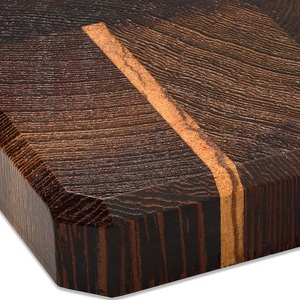 Posavasos de madera marrón modernos y elegantes, juego de cuatro almohadillas/alfombrillas cuadradas artesanales para la mesa del hogar, proveedor indio - Product Image 3