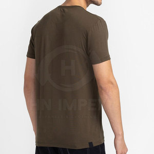 Camisetas casuales para hombre, ligeras y duraderas, tejido de punto de algodón 100%, logotipo personalizable - Product Image 3