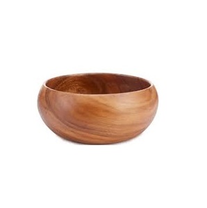 Tazón de Madera de Lujo, Diseño Personalizado, Ecológico, Tazón de Madera Natural para Hogar y Jardín, Vajilla de Mesa, Tazón de Alta Venta - Product Image 1