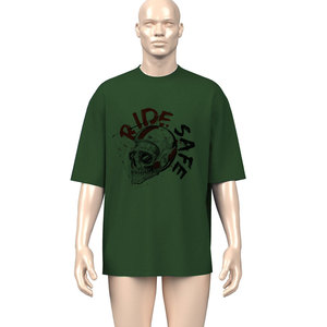 T-shirt de haute qualité pour hommes, 100% coton, personnalisé, décontracté, mode été, couleur unie. - Product Image 1