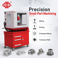 Centre d'usinage CNC 3 axes SIEG Fa4 Pro IKX1-Pro avec outil ATC, broche ISO20, haute précision, boîtier transparent, pour l'éducation