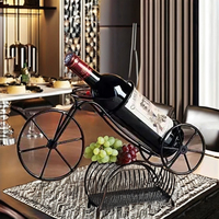 Support de rangement en métal noir de style européen, type colonne, pour vélos et bouteilles de vin, présentoir décoratif pour la maison, vente en gros