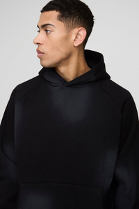 2025ชุดวอร์มผ้าฝ้าย100% มีฮู้ดสำหรับผู้ชายกางเกงซ้อนโอเวอร์ไซส์ผ้าคอตตอนสีซีดเหมาะกับแสงแดดชุดวอร์มสำหรับฤดูหนาว - Product Image 6