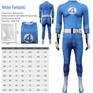 Baige Fantastic Four Costume de cosplay une pièce pour Halloween et scène Performance Tenue inspirée de la télévision et du film - Product Image 2