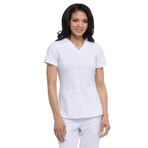 Uniformes d'allaitement solides à manches courtes personnalisés pour femmes hauts pour gommage médical à l'hôpital hauts hauts pour gommage vente en gros - Product Image 1