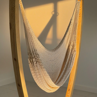 Hamac en macramé JNC, artisanal, durable, écologique, pour meubles d'extérieur, jardin, terrasse et décoration intérieure - Vente en gros