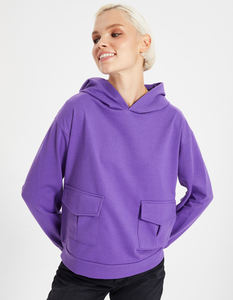 Sudadera con Capucha Extra Grande de Felpa para Mujer, Sudadera Larga de Algodón, Sudadera de Talla Grande, Ropa Urbana con Servicio OEM, Nuevo Diseño - Product Image 3