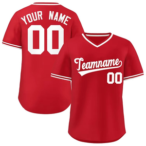 2025 maillots de Baseball de style rayé à séchage rapide personnalisés chemises uniformes respirantes numéro de nom en gros impression par transfert de chaleur OEM - Product Image 1