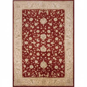 Alfombra de Peshawar y Khotan anudada a mano, única en su tipo, de 13'10 x 9'10, Pes_Kho_122 - Product Image 1