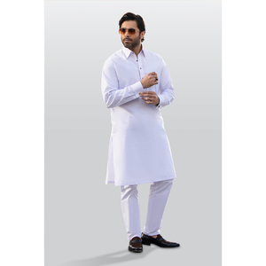 Vente chaude Logo Personnalisable Imprimé Hommes Meilleur Design À La Main Casual Afghani Shalwar Kameez Vêtements Respirants - Product Image 5