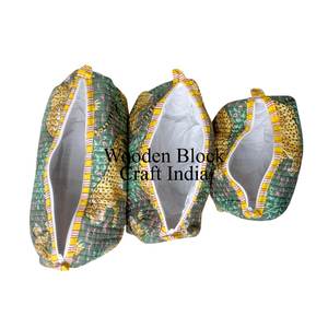 Conjunto de Bolsos Acolchados de 3 Piezas de Moda con Estampado Animal y Cierre de Cremallera para Bolsas de Cosméticos Diarias, Bolsa de Maquillaje de Viaje - Product Image 4