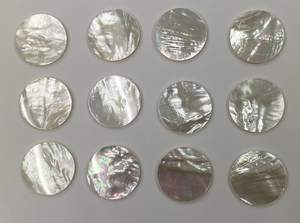 Dessous de verre classique en nacre avec motifs uniques Incrustation de coquillages artisanaux Élégant et luxueux - Product Image 3