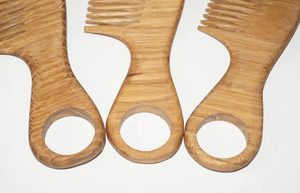 Peigne en bois naturel biodégradable de haute qualité, marque privée OEM, pour mariages et coiffure - Product Image 2