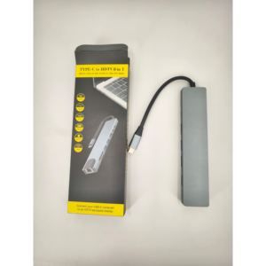 8-in-1 <b>USB</b> 3.0 Hub <b>with</b> 4k Support High-Speed Data 5-in-1 Type C Splitter Charging HDTV Features Made of Aluminium Used Product - Product Image 3