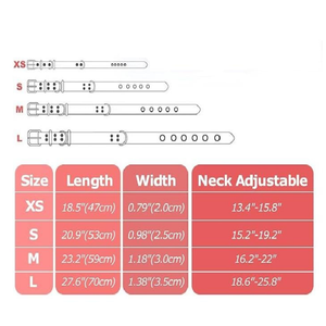 Elegant Premium Leather <b>Dog</b> <b>Collar</b> Solid Studded Finish Luxury Simple Design Small Large <b>Dogs</b> Durable Breathable Eco-Friendly - Product Image 5