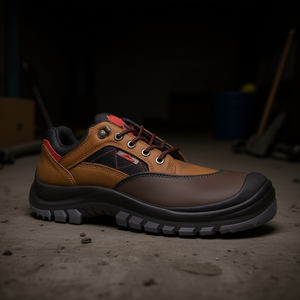 รองเท้าเซฟตี้เนปาล บราวน์ ไซส์ 41 W.11 มาตรฐาน S3 EN20345 ผลิตจากหนังสีน้ำตาล พร้อมแผ่นรองกันความเย็น - Product Image 3
