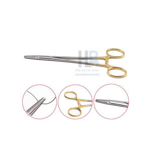 Pinces anti-moustiques pinces hémostatiques chirurgicales 5 pinces de verrouillage incurvées et droites Instruments médicaux en acier inoxydable - Product Image 2