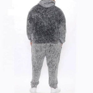 Survêtement élégant délavé à l'acide pour hommes, tenue décontracté de couleur personnalisée, survêtement léger délavé à l'acide pour hommes - Product Image 2