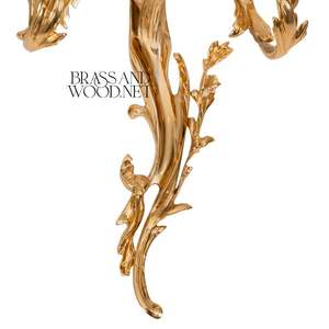 Lámpara de pared de latón dorado, diseño de doble brazo, tonos de tela blanca, iluminación clásica hecha a mano de lujo, elegante decoración Vintage para el hogar - Product Image 5