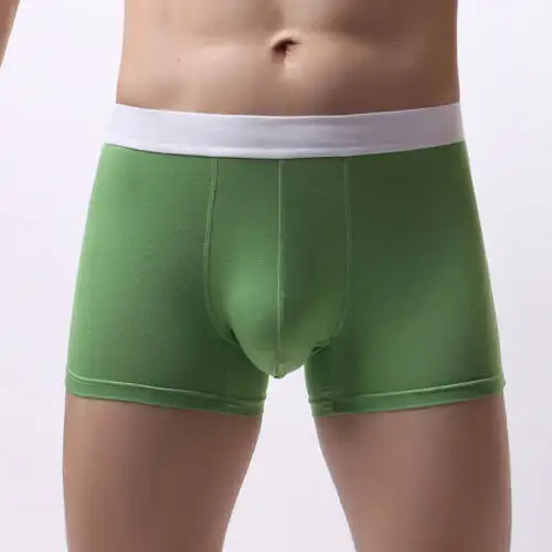 Vente à chaud de caleçons personnalisés doux pour hommes culottes caleçons sexy avec poche convexe en U sous-vêtements