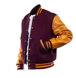 New Arrival Fashionable Custom Street Wear Wholesale High Quality <b>Lightweight</b> Custom Embroidery Logo Solid <b>Women</b> Varsity <b>Jacket</b> - Product Image 4