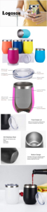 Tasses à maté personnalisées en forme de Christ Rédempteur du Brésil, cadeaux, souvenirs, verres à vin, gobelets à café isolés en acier inoxydable en gros - Product Image 6